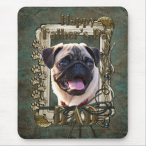 Fathers Day - Stone Paws - Pug - Dad
