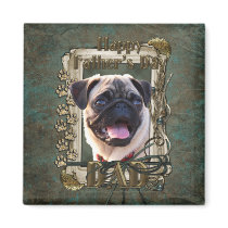 Fathers Day - Stone Paws - Pug - Dad