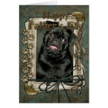 Fathers Day - Stone Paws - Pug - Ruffy Cards