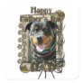 Fathers Day - Stone Paws - Rottweiler - SambaParTi Sticker