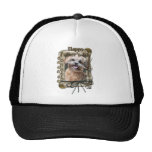 Fathers Day - Stone Paws - ShihPoo - Maggie Mesh Hat