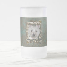 Fathers Day - Stone Paws - West Highland Terrier Coffee Mugs