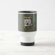 Fathers Day - Stone Paws - West Highland Terrier Coffee Mugs