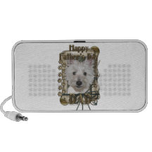 Fathers Day - Stone Paws - West Highland Terrier Mp3 Speakers