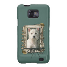 Fathers Day - Stone Paws - Westie Samsung Galaxy SII Case