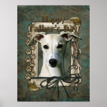 Fathers Day - Stone Paws - Whippet
