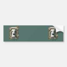 Fathers Day - Stone Paws - Whippet Bumper Sticker