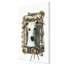 Fathers Day - Stone Paws - Whippet Canvas Prints