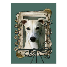 Fathers Day - Stone Paws - Whippet Post Cards