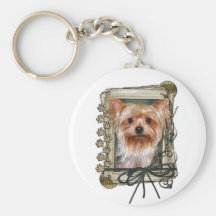 Fathers Day - Stone Paws - Yorkshire Terrier Key Chains