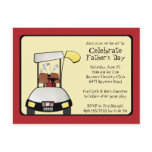Father's Day Tee Off Invitation postcards