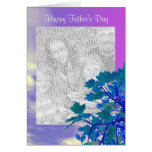 Father's Day Tree-Top photo frame Card