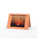 Father's Day Wishes, sunset cards