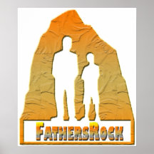 Fathers Rock Men Poster