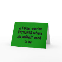 Father's Wallet Greeting Card