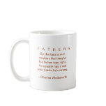 FATHERS with fatherly quote MUG