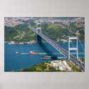 Fatih Sultan Mehmet Bridge over the Bosphorus, posters