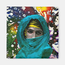 Fatima by Michael Moffa Magnets