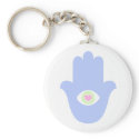 Fatima Eye Heart Hamsa keychains