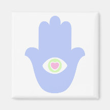 Fatima Eye Heart Hamsa Magnets