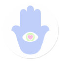 Fatima Eye Heart Hamsa stickers