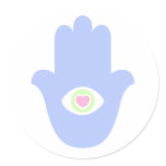 Fatima Eye Heart Hamsa stickers