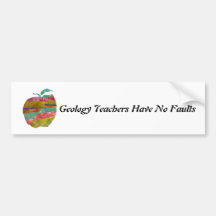 Fault line Apple Bumper Sticker