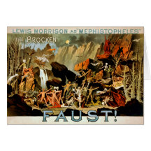 Faust 1887 - Greeting Card
