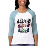 Faux Bear girlie raglan  t-shirts