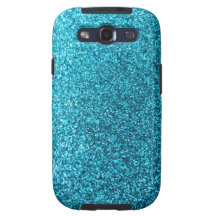 Faux Blue Glitter