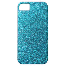 Faux Blue Glitter