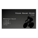 Faux Carbon Fibre Cycling Business Card
