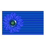 Faux flower & gem business cards