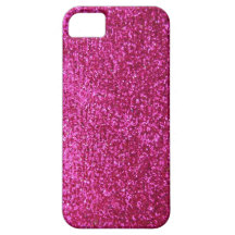 Faux Hot Pink Glitter