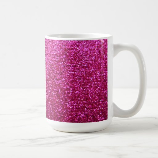 Pink Glitter Mugs, Pink Glitter Coffee & Travel Mug Designs Zazzle UK