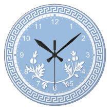 Faux Jasperware Wallclock