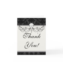 faux lace black grey damask pattern cards