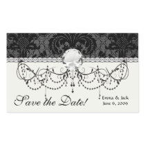 faux lace black grey damask pattern rectangle sticker