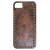 Faux Leather and Metal Stud Phone Case iPhone 5 Cases