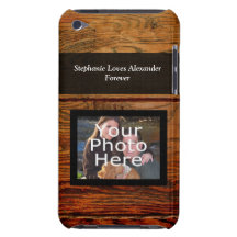 Faux Oiled Wood Plank Personalised Custom iPod Touch Case