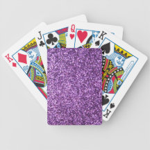 Faux Purple Glitter