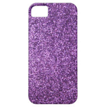 Faux Purple Glitter