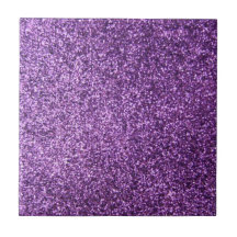 Faux Purple Glitter Tiles