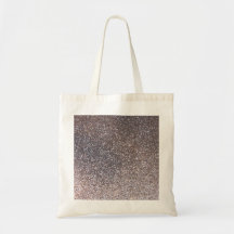Faux Silver glitter graphic Canvas Bag