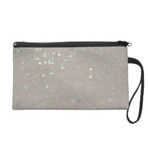 Faux Sparkles & Glitter - girly Pastel Pink bag Wristlet Clutches