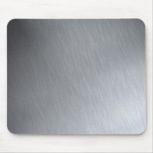 Faux Stainless Steel Mouse Pad