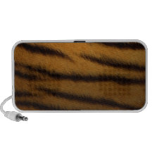 faux tiger print travel speakers