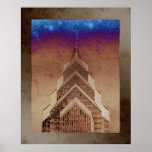 Faux Vintage Liberty One Poster