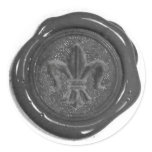 Faux Wax Seal stickers