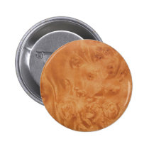 faux Wood Grain Button buttons